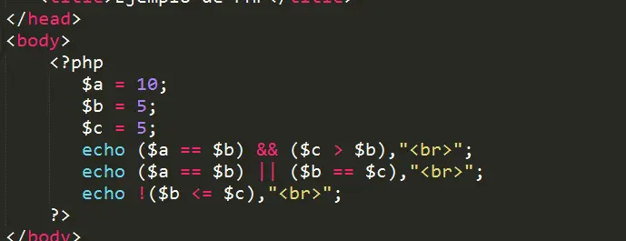 Tipos de Operadores III: Operadores Lógicos